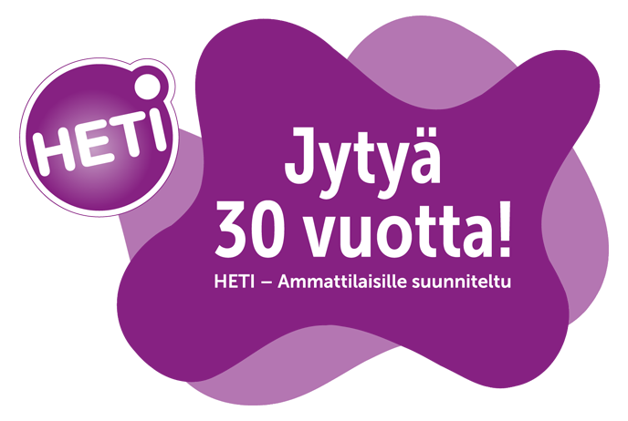 HETI Jyty 30 vuotta logo